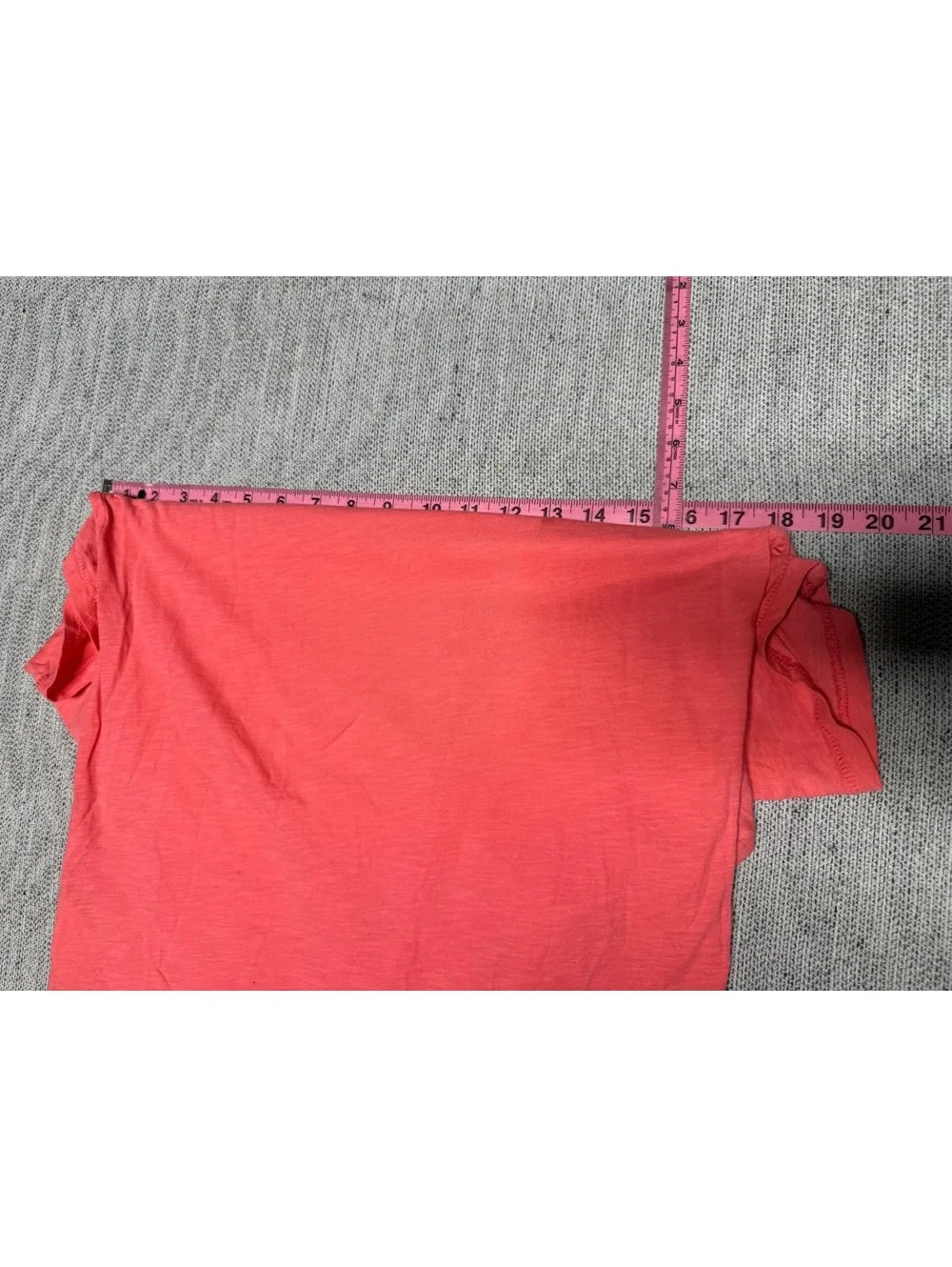 J.CREW Vintage Cotton Coral Pink T-Shirt Size Small